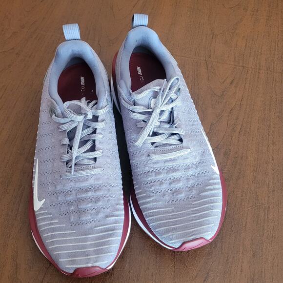 Nike ReactX Infinity Run Running & Jogging Shoes Men's Gray/Crimson US Size 11 - Picture 3 of 10